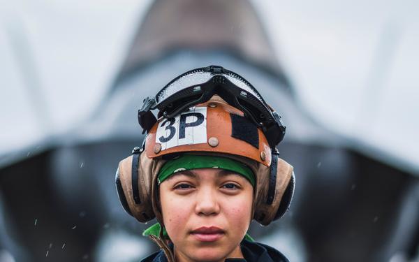 Sailor Poses for a Portrait