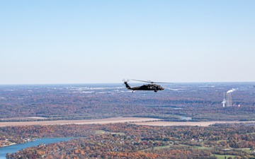 244th ECAB UH-60 Black Hawk Multi-Ship Movement